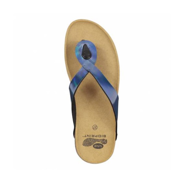 Scholl Kenna Iridescent Shoe Color Blue Number 37