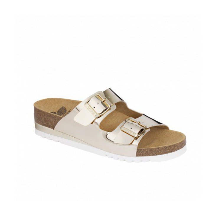 Dr Scholl Glam SS 2 Woman Flip Flops Gold Color Size 41