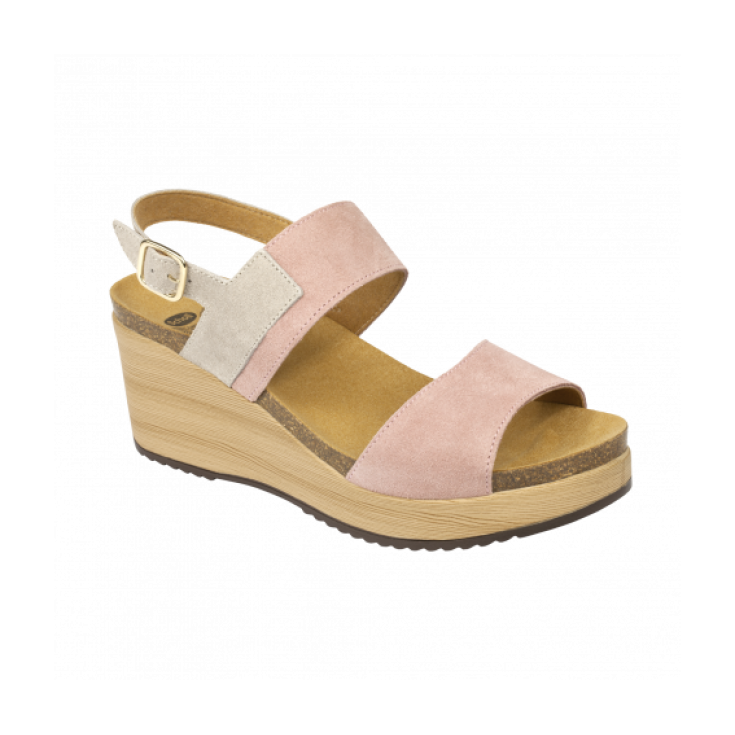 Scholl Elara Suede Shoe Color Pale Pink Number 40