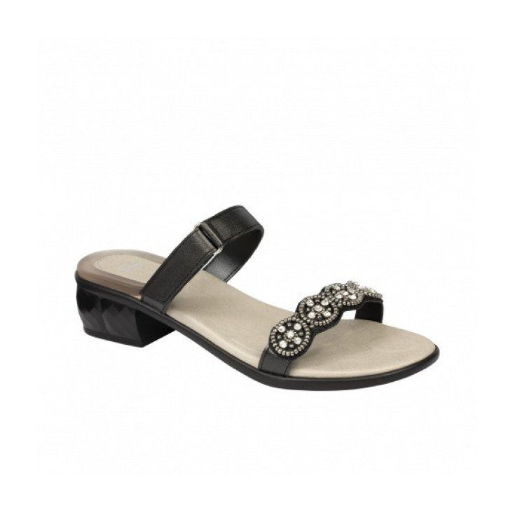 Dr Scholl Euribia Sandal Leatherette + Beads Color Black Size 39