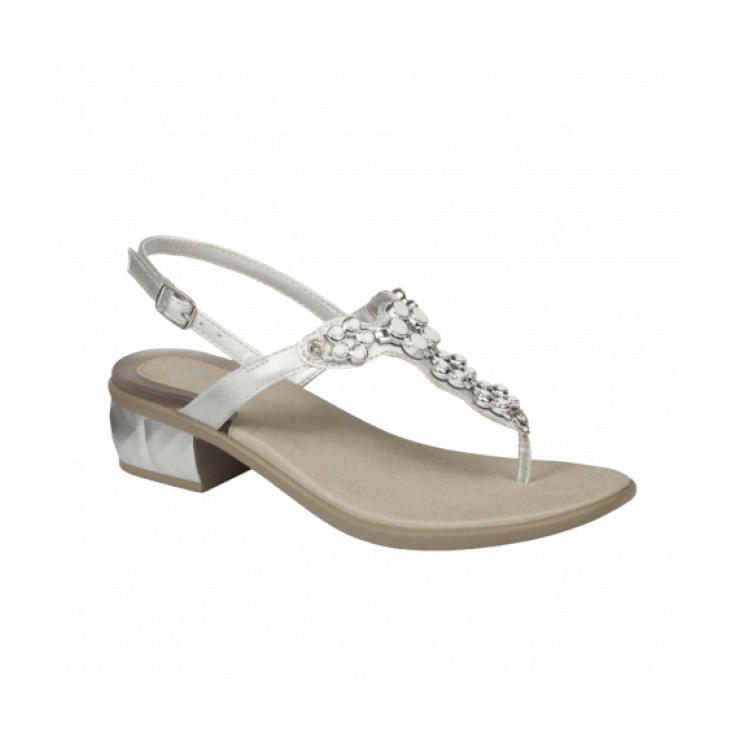 Scholl Dollie Shoe Color Silver Number 40