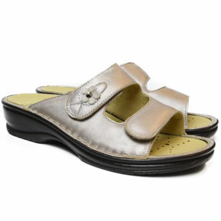 Dr Scholl Barrie Women's Double Straps Slipper Beige Color Size 41