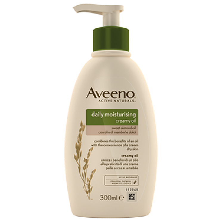 Aveeno Active Naturals Moisturizing Body Oil Cream 300ml