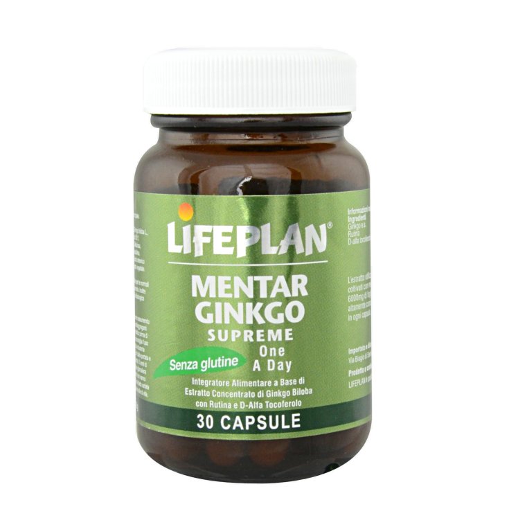 Lifeplan Mentar Ginkgo Supreme One a Day Food Supplement 30 Capsules