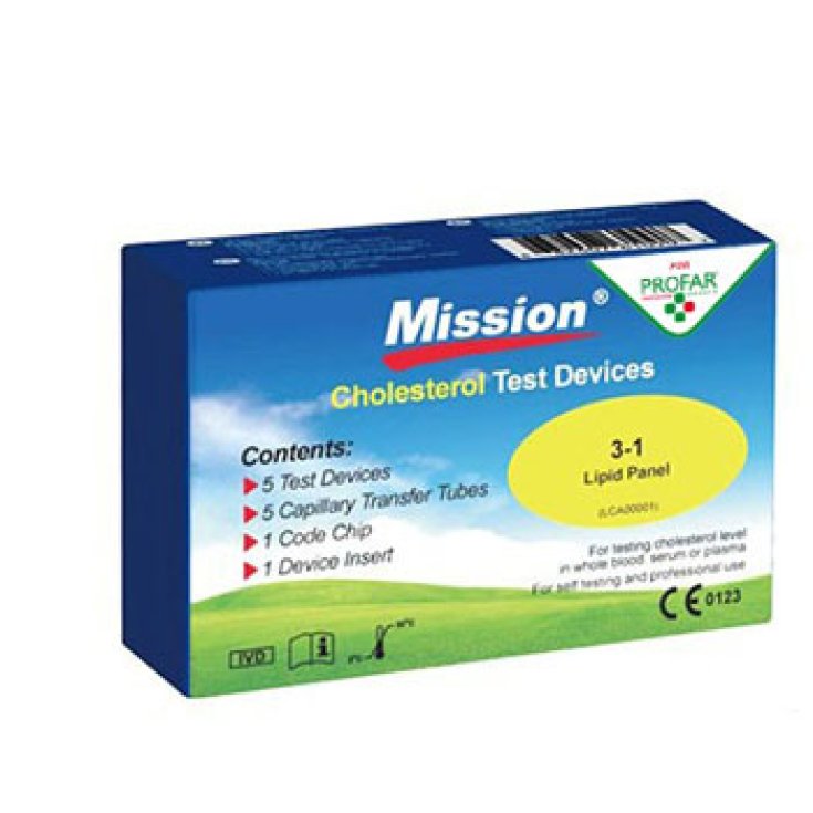 Profar Control Test Mission Cholesterol Test 5 Pieces