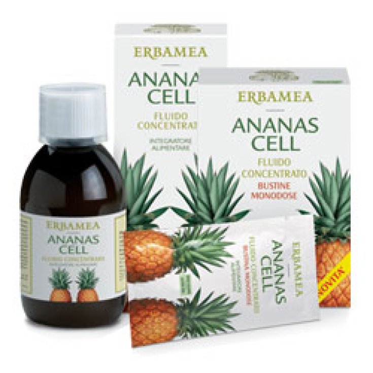 Erbamea Ananas Cell Concentrated Fluid Food Supplement 15 Sachets