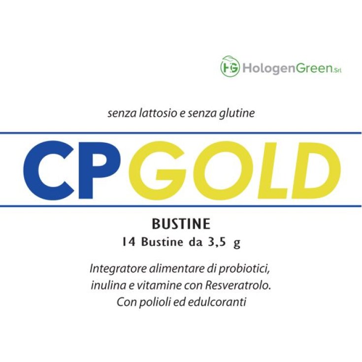 Hologengreen CP Gold Food Supplement Gluten Free 14 Sachets
