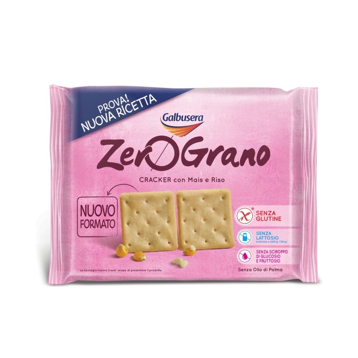 Zerograno Crackers With Rice And Corn Gluten Free 320g
