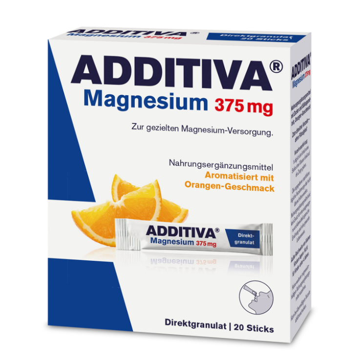 Additive Magnesium 375mg Food Supplement 20 Orosoluble Sachets