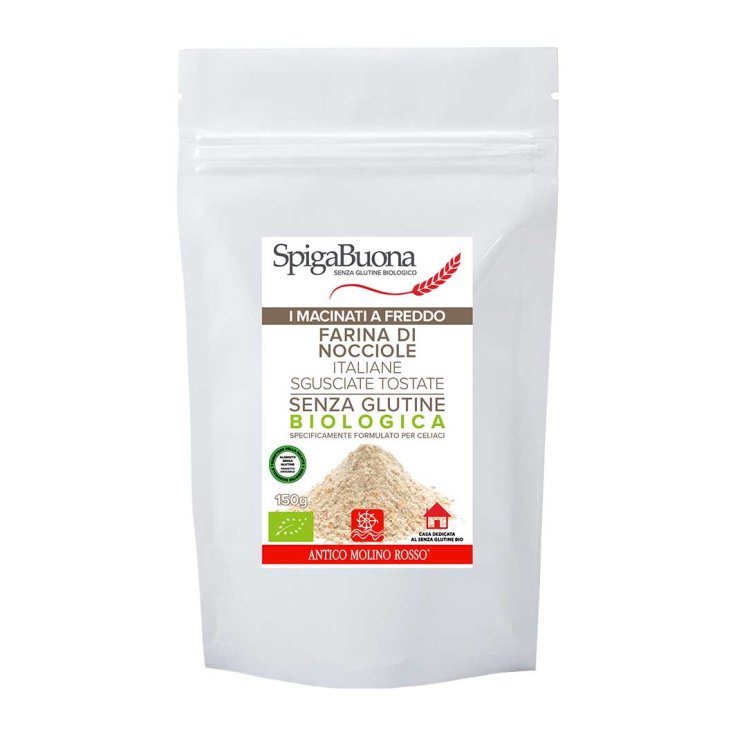 SpigaBuona Wholemeal Roasted Italian Hazelnut Flour Bio Gluten Free 150g