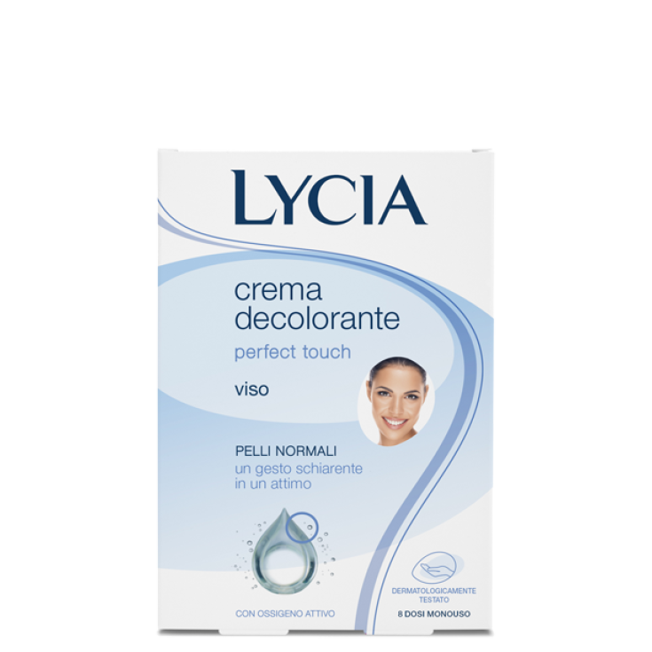 Lycia Perfect Touch Crema Decolorante Viso 8 Bustine Monouso