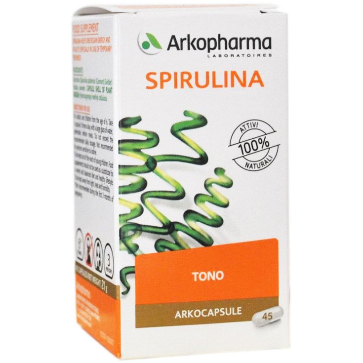 Arkopharma Arkocapsule Spirulina Bio Food Supplement 45 Capsules
