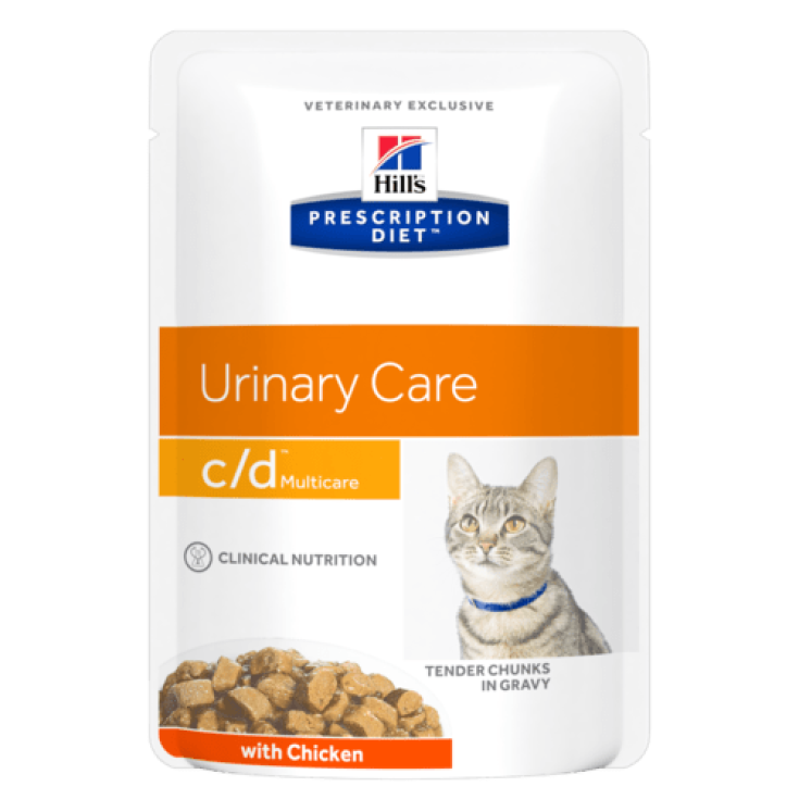 In zoomen Talloos Onschuldig Hill's Prescription Diet Feline Urinary Care C / d Cat Food With Chicken 85g
