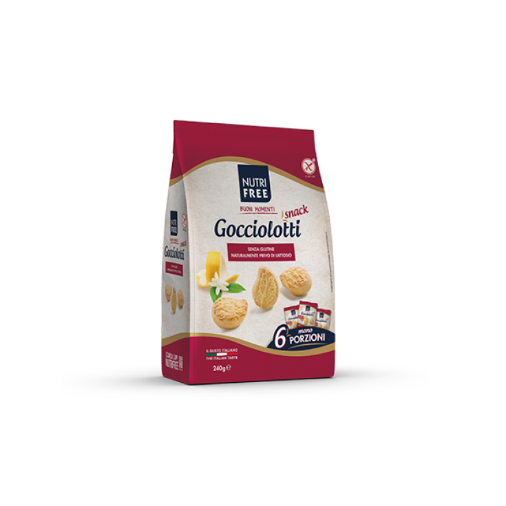 Nutrifree Gocciolotti Snack Gluten Free 40gx6