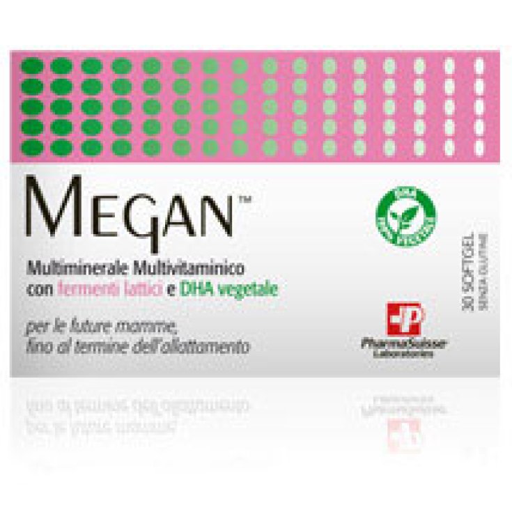 PharmaSuisse Megan Food Supplement Gluten Free 30 Softgels