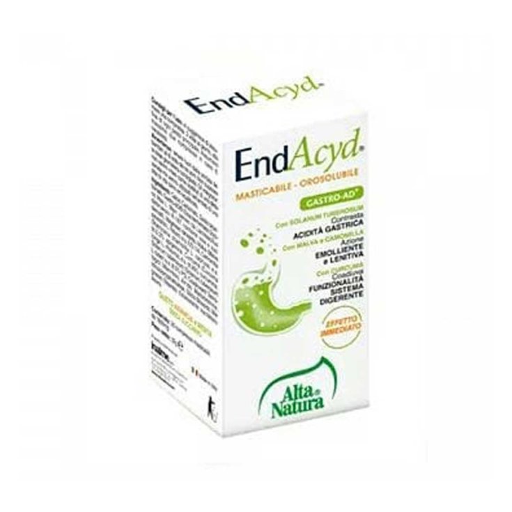 Altanatura EndAcyd Food Supplement 20 Chewable Tablets
