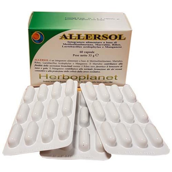 Herboplanet Allersol Food Supplement 60 Capsules