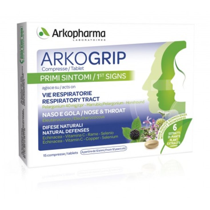 Arkopharma Arkogrip Food Supplement 15 Tablets