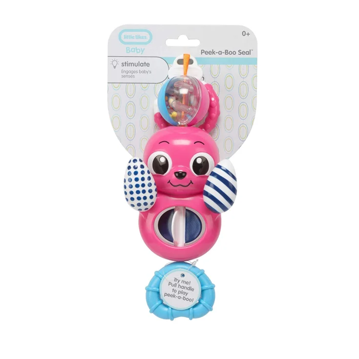 Little Tikes Baby Peak A Book Seal Pink Pink Seal Game For Children 1 Piece