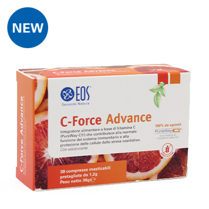 Eos C-Force Advance Food Supplement 30 Chewable Tablets