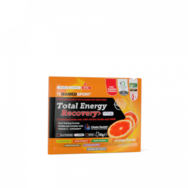 Named Sport Total Energy Recovery Orange Flavor Energy Food Supplement With Orange Flavor 40g