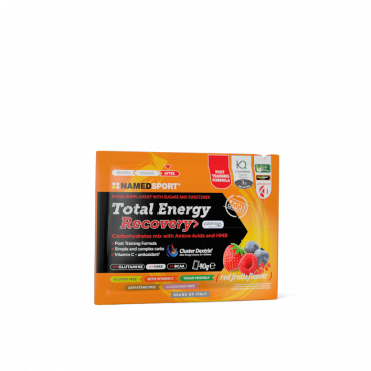 Named Sport Total Energy Recovery Red Fruits Flavor Energy Food Supplement With Red Fruits Flavor 40g