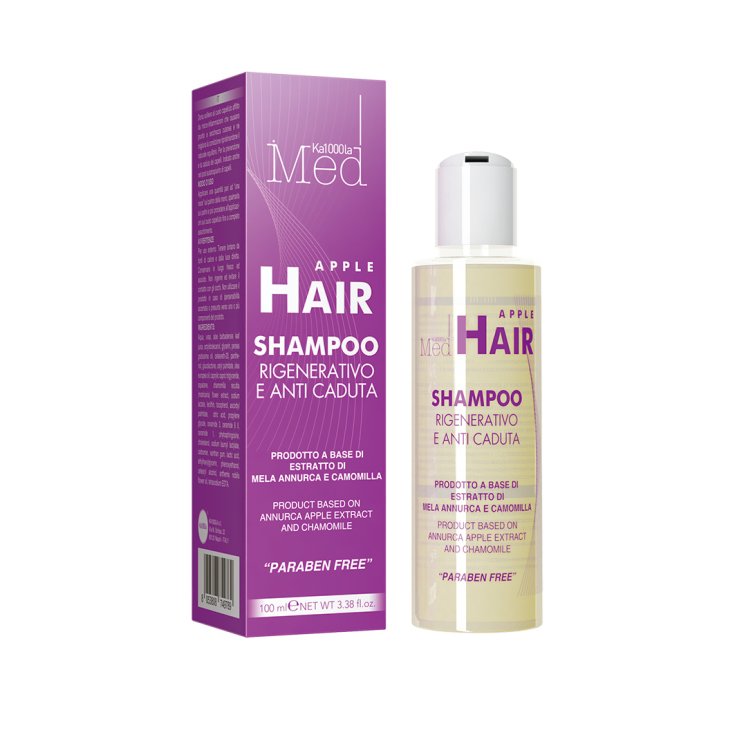 Ka1000La Med AppleHair Regenerative And Anti-Hair Loss Shampoo Based On Annurca Apple - Perfect Hair 100ml