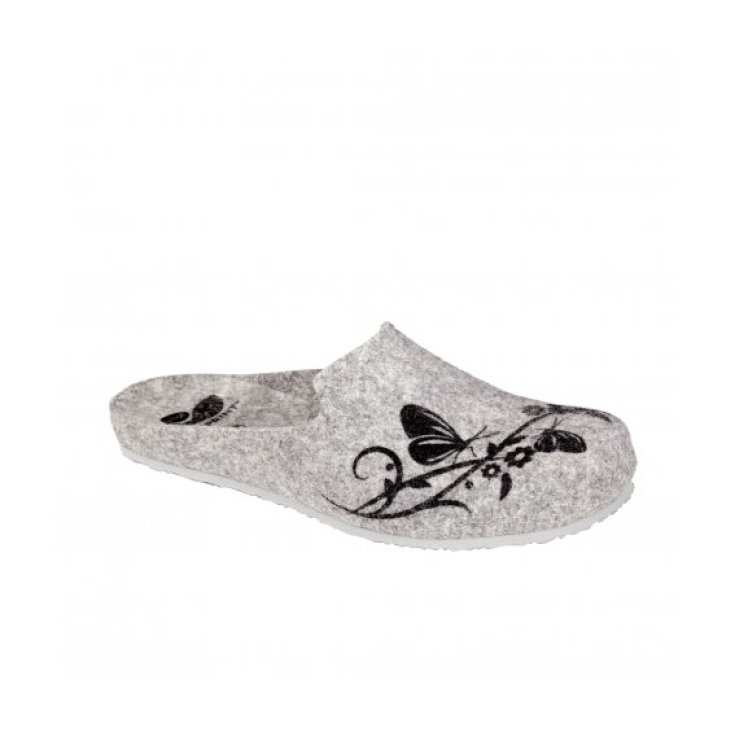 Dr. Scholl's Laye Nature Print Felt Womens Gray Size 40 1 Pair