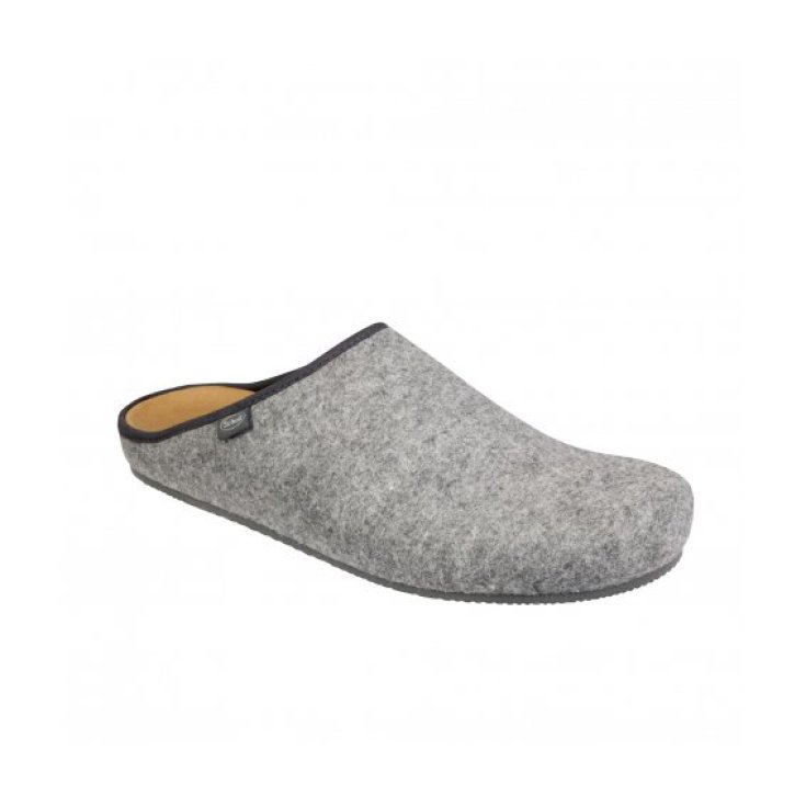 Scholl Sheldon Woman's Slipper Bioprint Footbed Gray Color Size 43