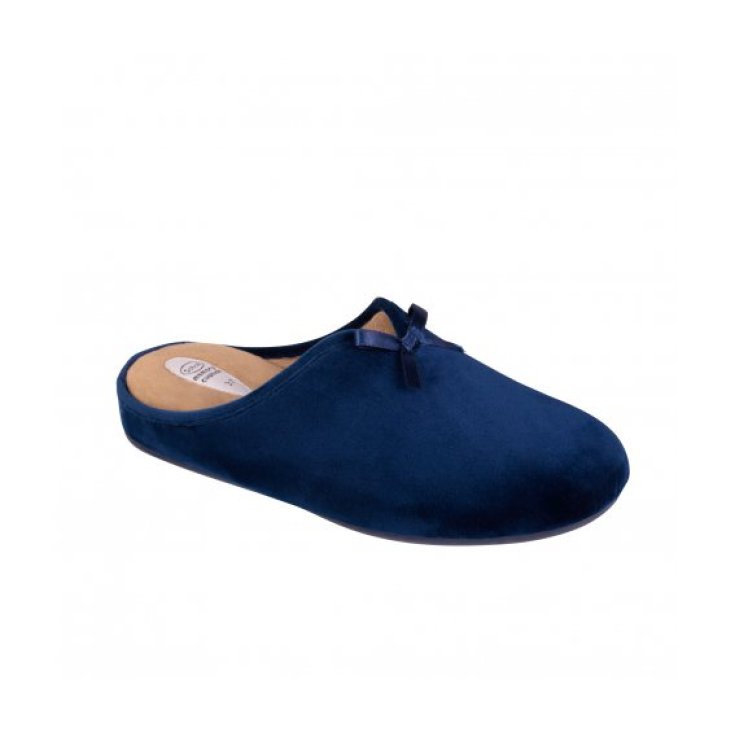 Scholl Rachele Women's Slipper Technology Memory Cushion Color Navy Blue 40