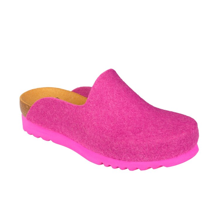 Dr. Scholl's® Sirdal Woman Slipper In Felt Fuchsia Size 41