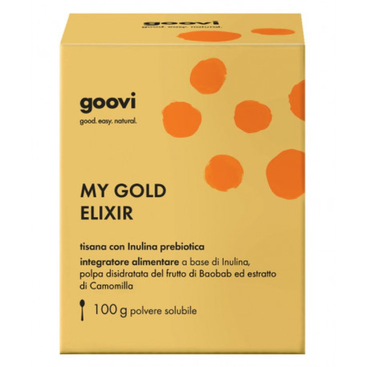 Goovi My Gold Elixir Herbal Tea With Prebiotic Inulin 100g