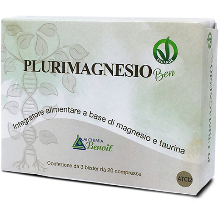 Plurimagnesium Ben Food Supplement 60 Tablets