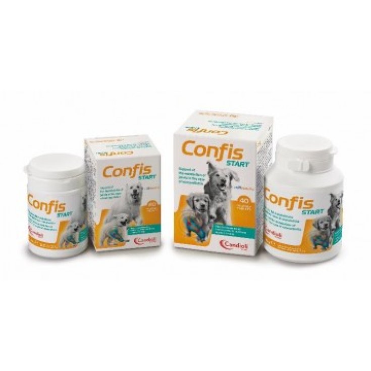 Candioli Confis Start Dietary Complementary Feed For Dogs 40 Tablets