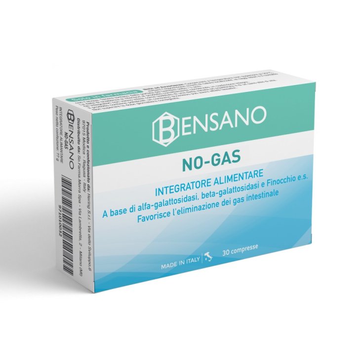 SoFarma Morra Bensano No Gas Food Supplement 30 Tablets