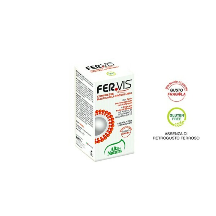 Alta Natura Inalme Fervis Food Supplement 20 Orosoluble Chewable Tablets