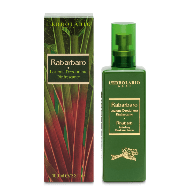 L'Erbolario Refreshing Deodorant Lotion Rhubarb 100ml