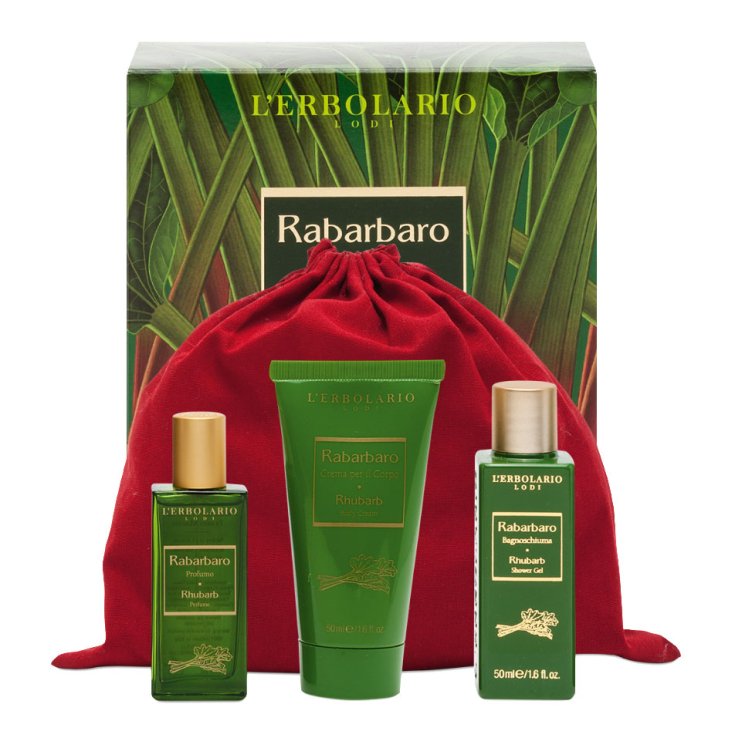 L'Erbolario Rhubarb Beauty Set