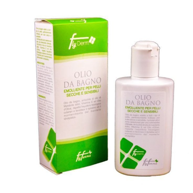 FlyFarma FlyDerm Emollient Bath Oil for Dry And Sensitive Skin 250ml