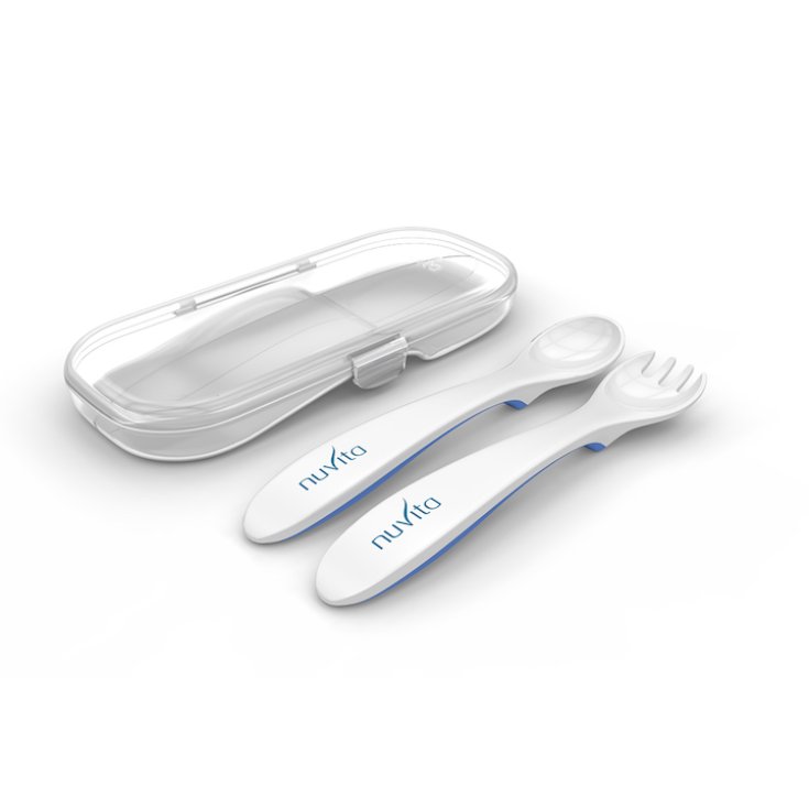 Nuvita Spoon And Fork With Case