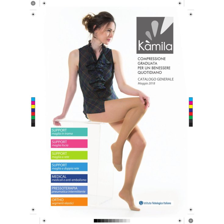 Kàmila Glamor 70 Microfiber Tights Size 2 Black Color