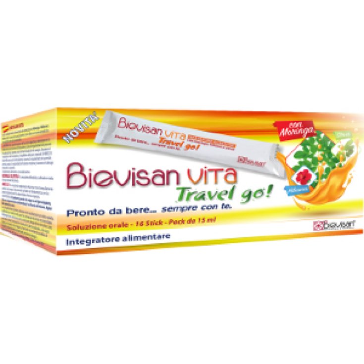 Bievisan Vita Travel Go Food Supplement 16 Sticks