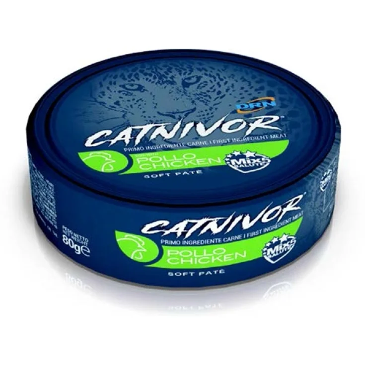 DNR Catnivor Chicken Complete Food For Adult Cats 80g