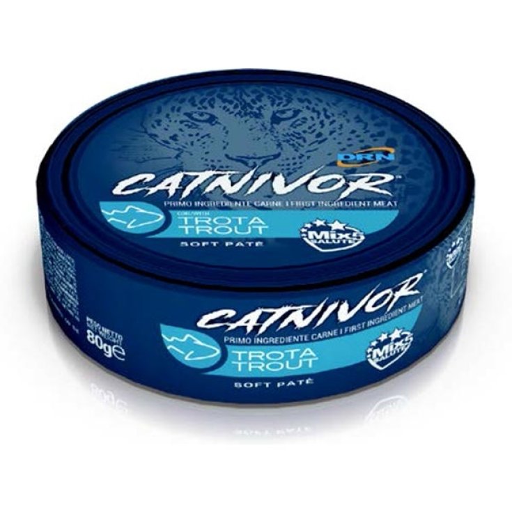 DNR Catnivor Trout Complete Food For Adult Cats 80g