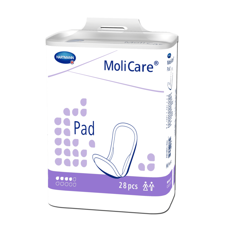Molicare® Pad 4 Absorbent Drops Unisex 28 Pieces