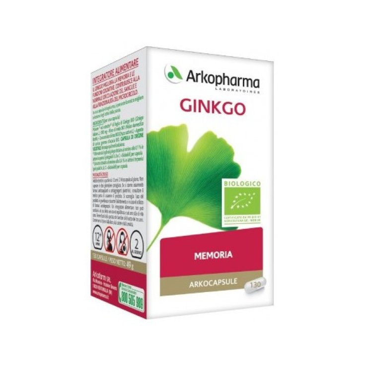 Arkocapsule Ginkgo Bio 130 Capsules