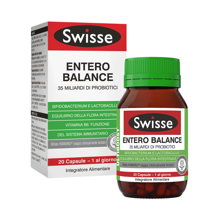 Swisse Ultiboost Entero Balance Food Supplement 20 Capsules