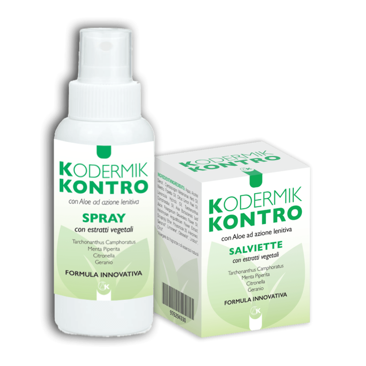 Kodermik Kontro Wipes With Aloe For Soothing Action