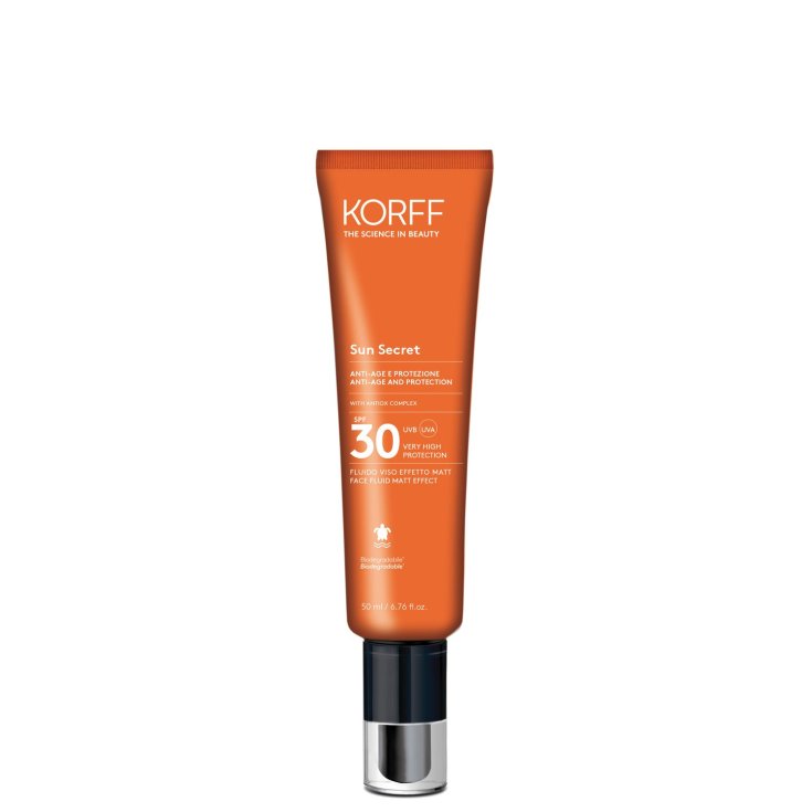 Korff Sun Secret Face Fluid Matt Effect Spf30 50ml