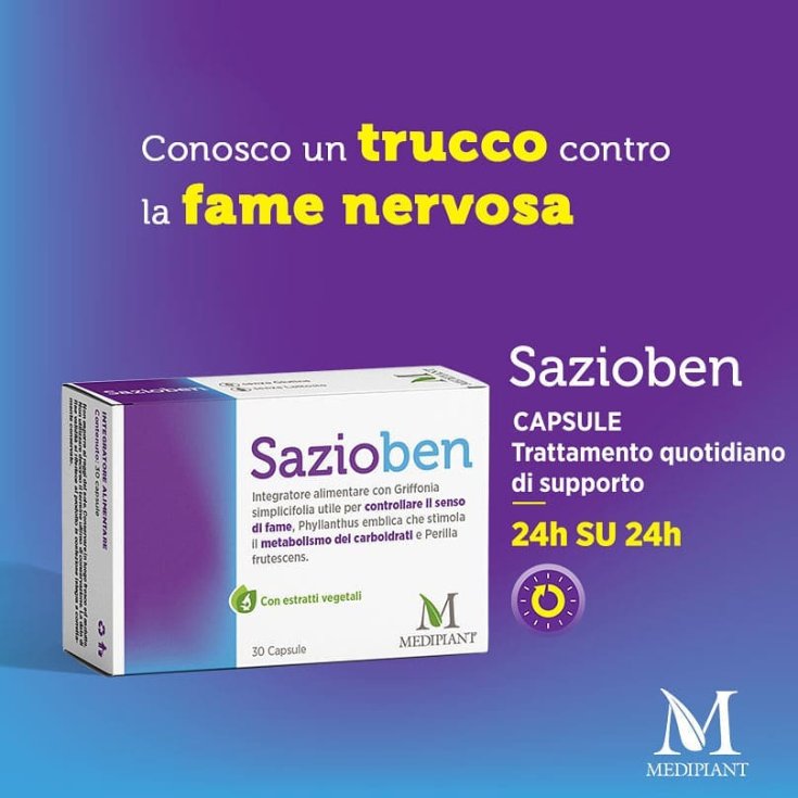 Mediplant Sazioben Food Supplement 30 Tablets